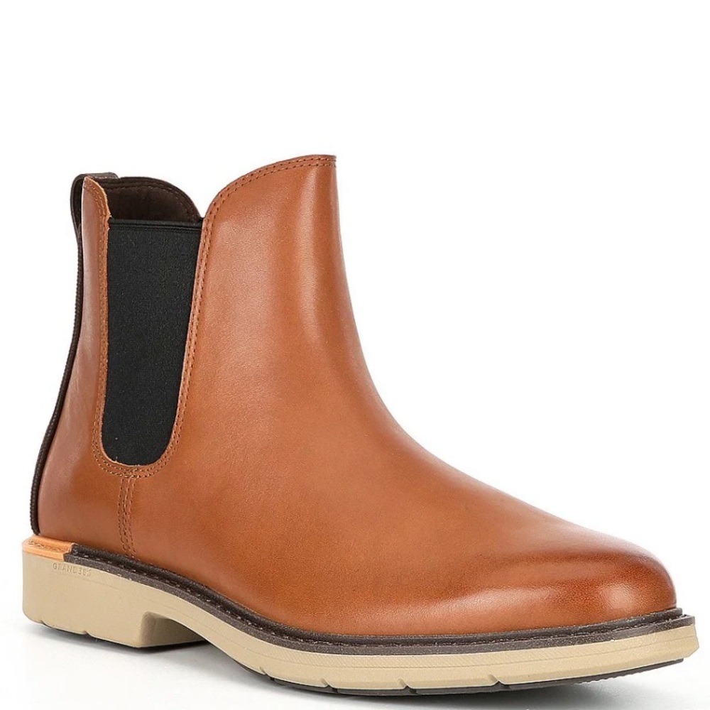 Mens Cole Haan Go To Chelsea Caramel/ Dune sz 9